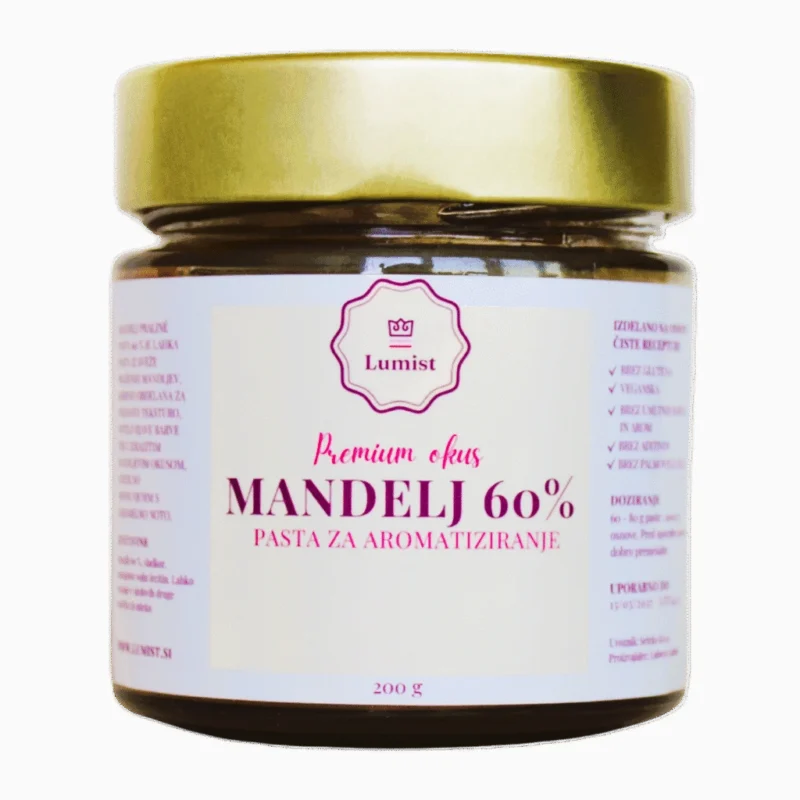Mandelj praliné pasta 60 %, iz praženih mandljev
