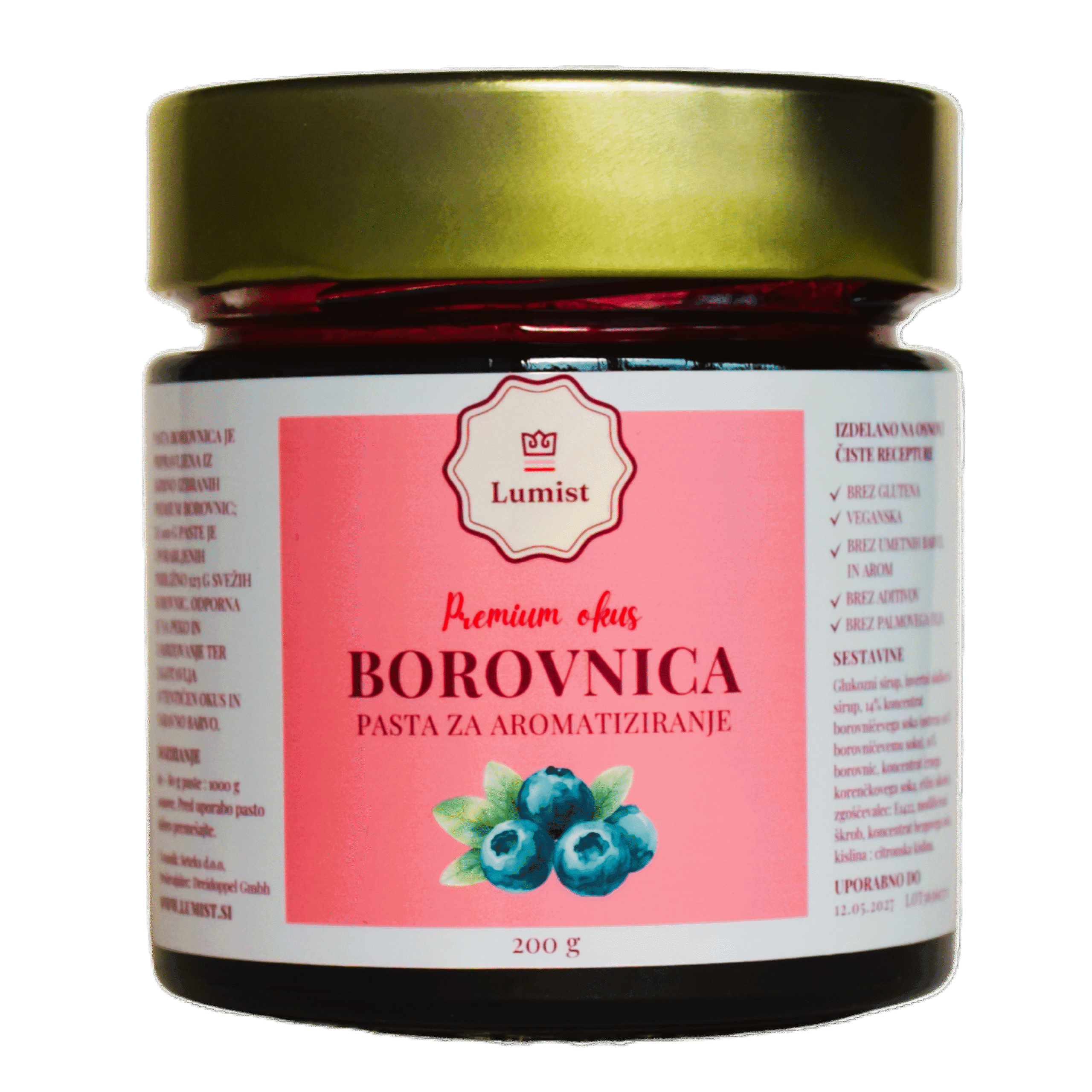 Pasta Borovnica 200 g