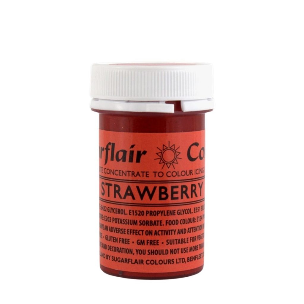 Jedilne barve Sugarflair, Jagoda 25g