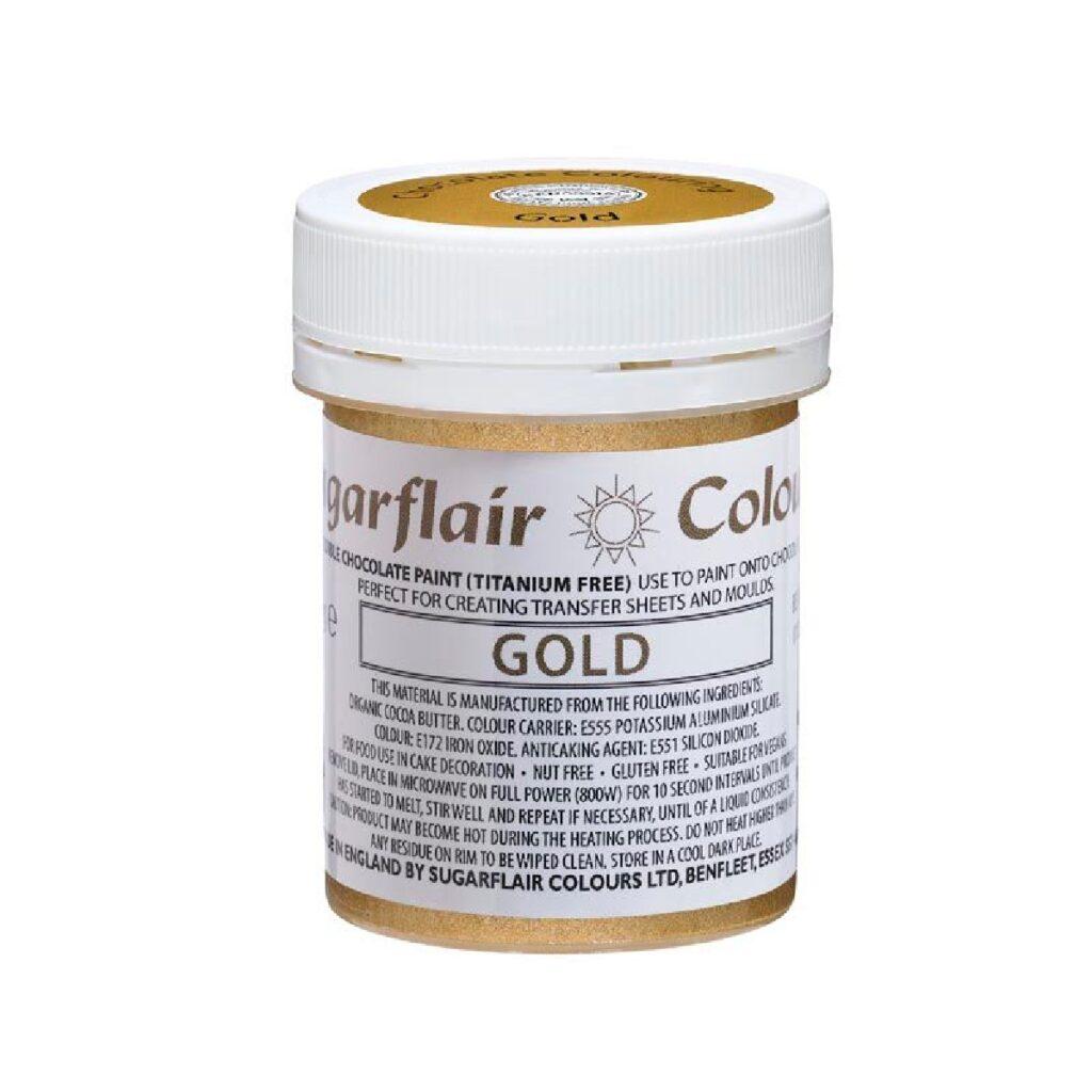 Jedilne barve, Sugarflair Zlata 35g