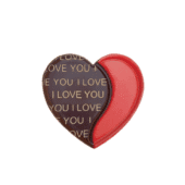 Srček rdeč I love you 15 kos