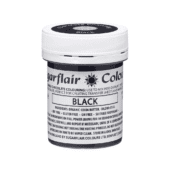 Jedilne barve Sugarflair, Črna 35 g
