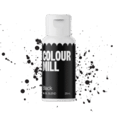 Jedilna barva Colour Mill Črna 20 ml