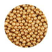 Jedilne perlice Zlate 0.4 cm, 50 g
