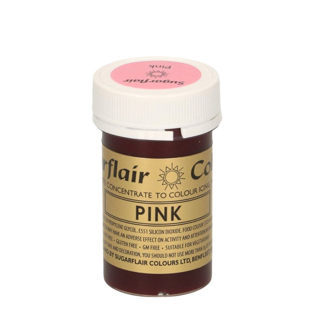 Jedilne barve Sugarflair, Pink 25 g