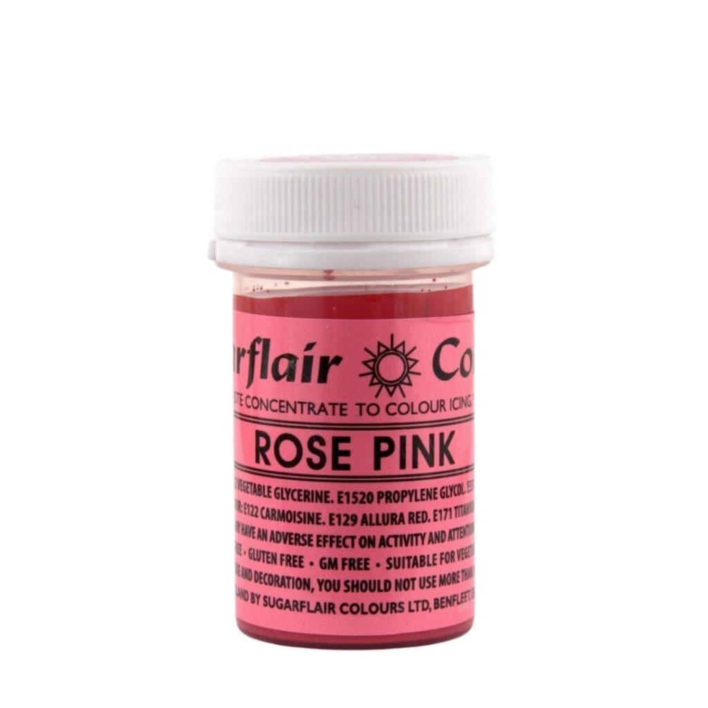 Jedilne barve Sugarflair, Rose pink 25g