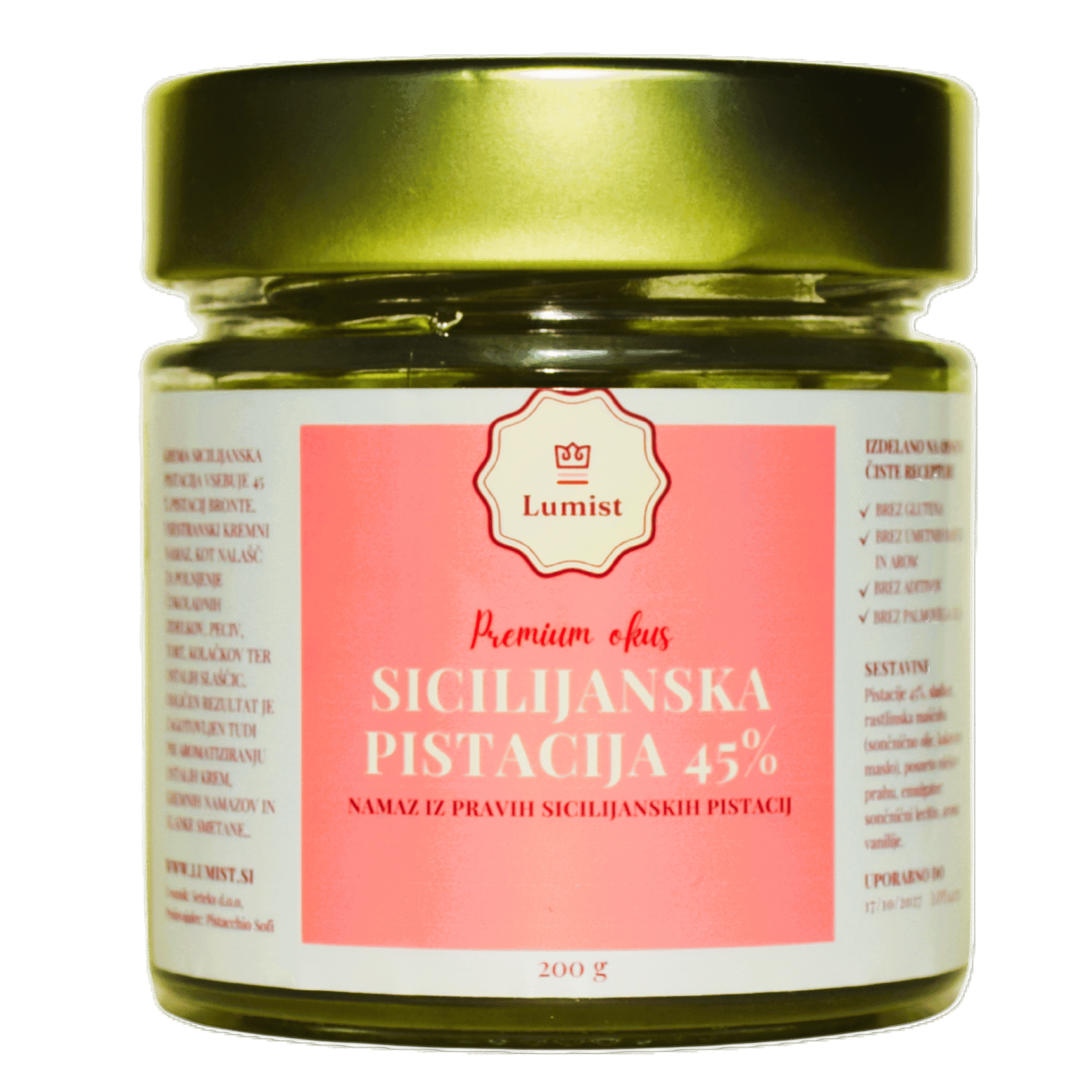 Pistacijeva krema 45 %, Bronte Sicilija - slika 3