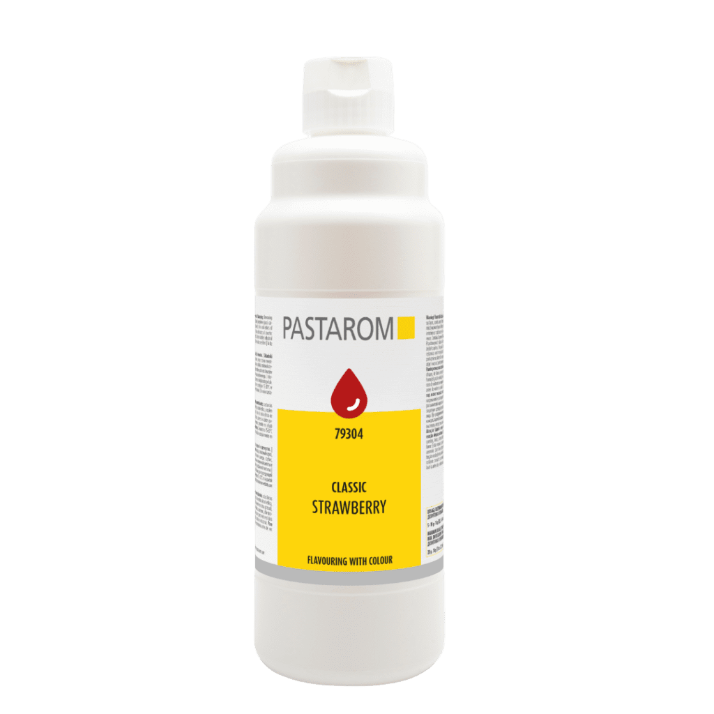 Aroma z barvilom, Jagoda 50 g okus in barva