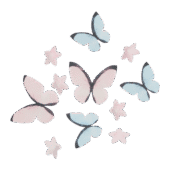 Rože & Metulji, pastelno roza, jedilne oblatne (30 kos)