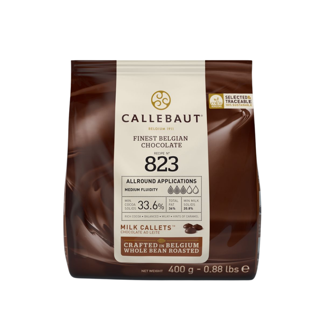 Mlečna čokolada, Berry Callebaut, 400 g čokoladne kapljice